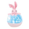 Lampa de veghe portabila, rotativa cu proiectii, melodii si bluetooth, iepuras, Oem
