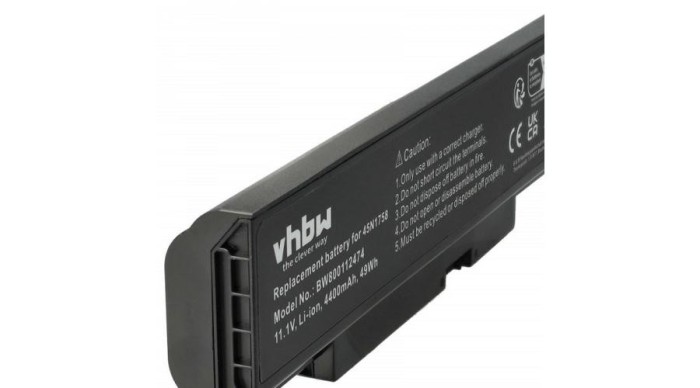 Baterie VHBW pentru Lenovo ThinkPad Edge E550, E550c, E555 și altele &ndash; 4400mAh