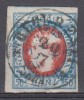 ROMANIA 1869 LP 29 REGELE CAROL I CU FAVORITI VALOAREA 50 BANI/ STAMPILAT BUCURESTI