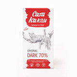 Ciocolata artizanala neagra 70%, 70g, Casa Kakau