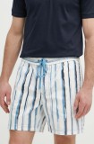 Boss Orange pantaloni scurti barbati, culoarea alb, 50510865