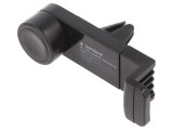 Suport auto negru pentru grilă de ventilație 50-90mm