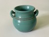 Vas în miniatură, studio ceramică suedeză, anii 1960, culoare turcoaz