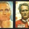 Carte postala actori straini : Paul Newman x2 vederi Casa Filmului ACIN Datsun 510 pilot de curse redutabil desi suferea de daltonism