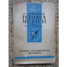 ISTORIA MUZICII - B. CHAMPIGNEULLE