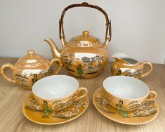 Set - ceai / cafea - Japonia - coaja de ou - Gheișe - 2 persoane