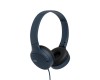 Casti JVC On-Ear HA-S33UC, Cu fir, Microfon, USB-C, Albastru, Confortabile, Pliabile