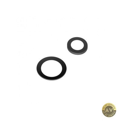Geam Camera Spate Samsung Galaxy A32 5G A326 Wide + Macro Negru foto