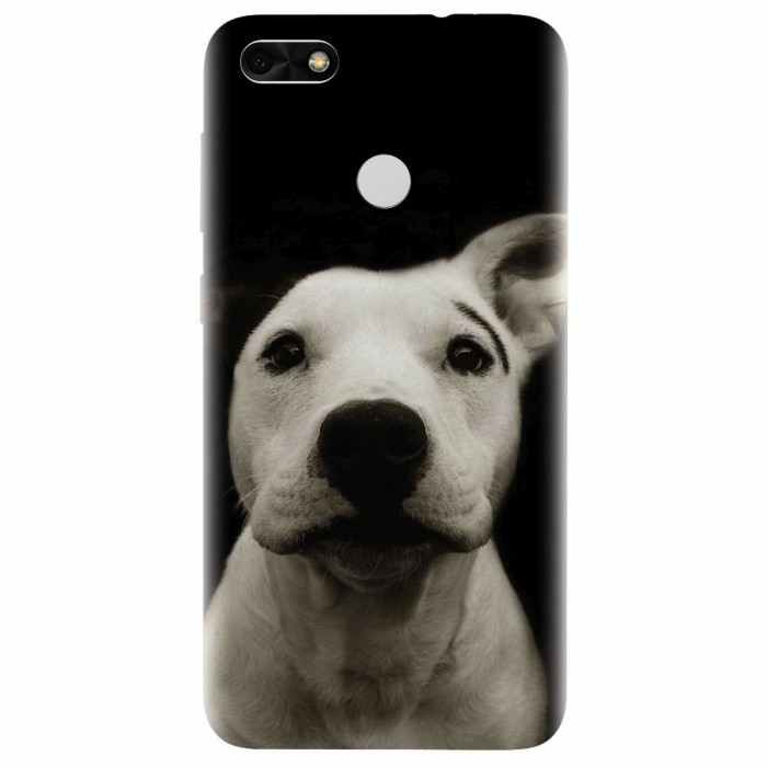 Husa silicon pentru Huawei Y6 Pro 2017, Funny Dog