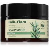 Folk &amp; Flora Rosemary exfoliant pentru scalp 180 g