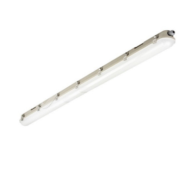 Lampa LED Rezistenta la Apa Seria-M 1500mm 48W 4000K Milky Cover SS Clip 120lm/W foto