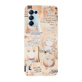 Husa compatibila cu Oppo A54 5G, Viceversa, model Aiz Wallenstien Danmachi, Silicon, TPU, Transparent, Carcasa
