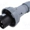Conector alimentare AC trifazate 63A 500V mufă tată IP67 PCE Power Twist