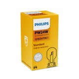 Bec semnalizare auto Philips PWY24W, 12V, 24W, soclu WP3.3x14.5/4, galben