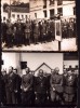 M1078N Ofițeri rom&acirc;ni depun jurăm&acirc;ntul, perioada domniei Regelui Mihai, lot de 2 poze