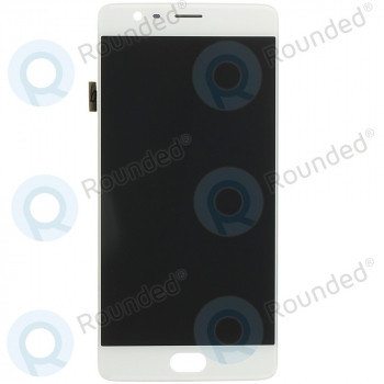 OnePlus 3, OnePlus 3T Capac frontal modul display + LCD + digitizer alb foto