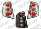 Set stopuri spate tuning lampa Skoda Fabia(6Y) Hatchback 04.2000-03.2007 BestAutoVest partea Dreapta+Stanga, transparent-silver, fara suport becuri K, AutoLux