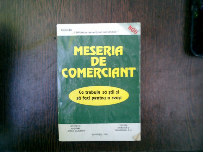 Meseria de comerciant - Ana -Lucia Ristea, Theodor Purcarea foto