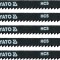 Set 5 Lame HCS pentru fierastrau pendular 10 TPI YATO