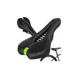 Sa bicicleta Trizand 27547 28x14 cm Negru/Verde, Spuma Amortizare, Otel