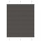 Gossi jaluza plisata negru 110x100 cm latime tesatura 109,4 cm