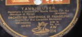 PLACA GRAMOFON / PATEFON. DISCO GRAMMOFONO TANNHAUSER - WAGNER.