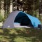 Gossi cort de camping cupola pentru 4 persoane, albastru, impermeabil