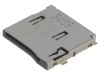 Conector pentru carduri microSD push-push SMT aurit