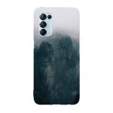 Husa compatibila cu Oppo A76 model Huangshan mountain, Silicon, TPU, Viceversa, Transparent, Carcasa