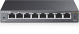 Switch tp-link tl-sg108e 8 porturi gigabit easy smart 16gbps capacity tag-based vlan qos igmp snooping