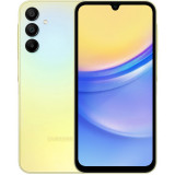 Telefon mobil Galaxy A15, Dual SIM, 4GB RAM, 128GB, 5G, Lime Yellow, Samsung