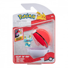 Pokemon - Set 2 figurine Clip n Go, (Froakie & Poke Ball) S14