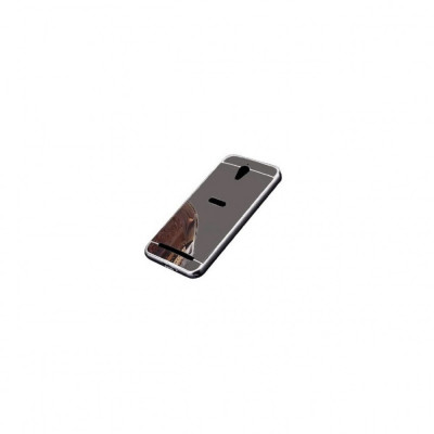 Husa Bumper Aluminiu Mirror Argintiu Iberry Pentru Asus ZenFone GO 4,5 Inch ZC451TG foto