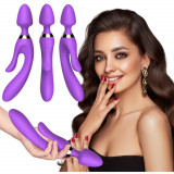 Masajator baghetă vibrator iepure 9 moduri 23 cm sex