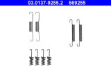 ATE 03.0137-9255.2 set accesorii, saboti frana parcare