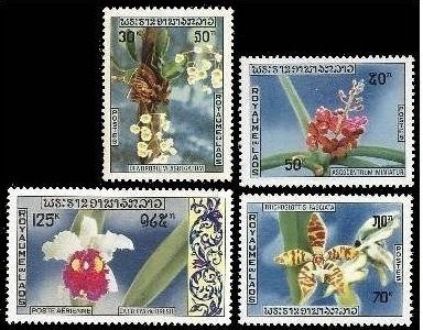 Laos 1971 Flowers, Orchids, MNH S.305 foto