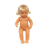Cumpara ieftin Papusa Bebelus european fetita Miniland 38 cm