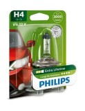 Bec auto cu halogen Philips H4 LongLife EcoVision, 12V, 55W