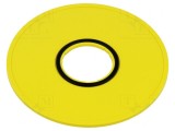 Tăbliță Descriptivă Plastic Galbenă 45x75mm