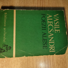 Vasile Alecsandri -Poezii alese (Editura Tineretului 1965; Biblioteca scolarului