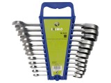 Set chei fixe-inelare cu clichet, 12 buc, dimensiuni variate