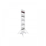 Schela mobila KRAUSE Protec, 0.7 x 2m, aluminiu, inaltime lucru 12.3m, inaltime podest 10.3m