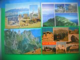 HOPCT LOT 3271 - 4 CARTI POSTALE -MUNTII BUCEGI-JUD-PRAHOVA-NECIRCULATE, Necirculata, Printata