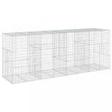 Cumpara ieftin Cos gabion cu capac, 400x100x150 cm, fier galvanizat
