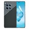Husa pentru OnePlus 12R, Techsuit, Carbonite FiberShell, Neagra Gri