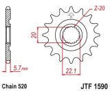 Pinion fata 12 dinti pas lant 520 &ndash; Gas Gas EC 250 - 300 - 450 F (14-16) - Yamaha YZ 125 (05-18) - WR 250 (01-18) - WR 250 R (08-15)