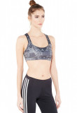 Bustiera sport femei Adidas Supernova Racer Bra EN Gri, XXS