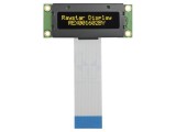 Display OLED alfanumeric 16x2 galben 53x20x7,6mm PIN 16