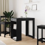Cumpara ieftin Masa de bar 102 x 70 x 103,5 cm Lemn prelucrat Stejar Negru
