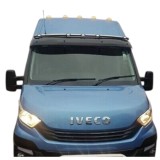 Cumpara ieftin Parasolar Parbriz Iveco Daily 2016-2025 Negru Eurowest, Cadru Metalic, Fixare Stalpi